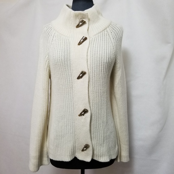 sweater with toggle buttons
